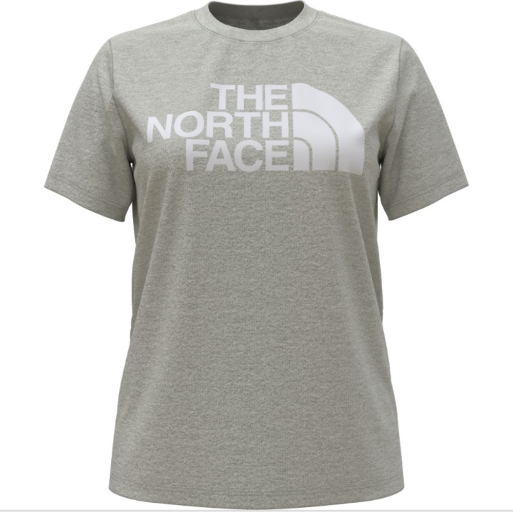 The North Face Women's Half Dome Logo T-Shirt - Tnf Light Grey Heather, Sz: M